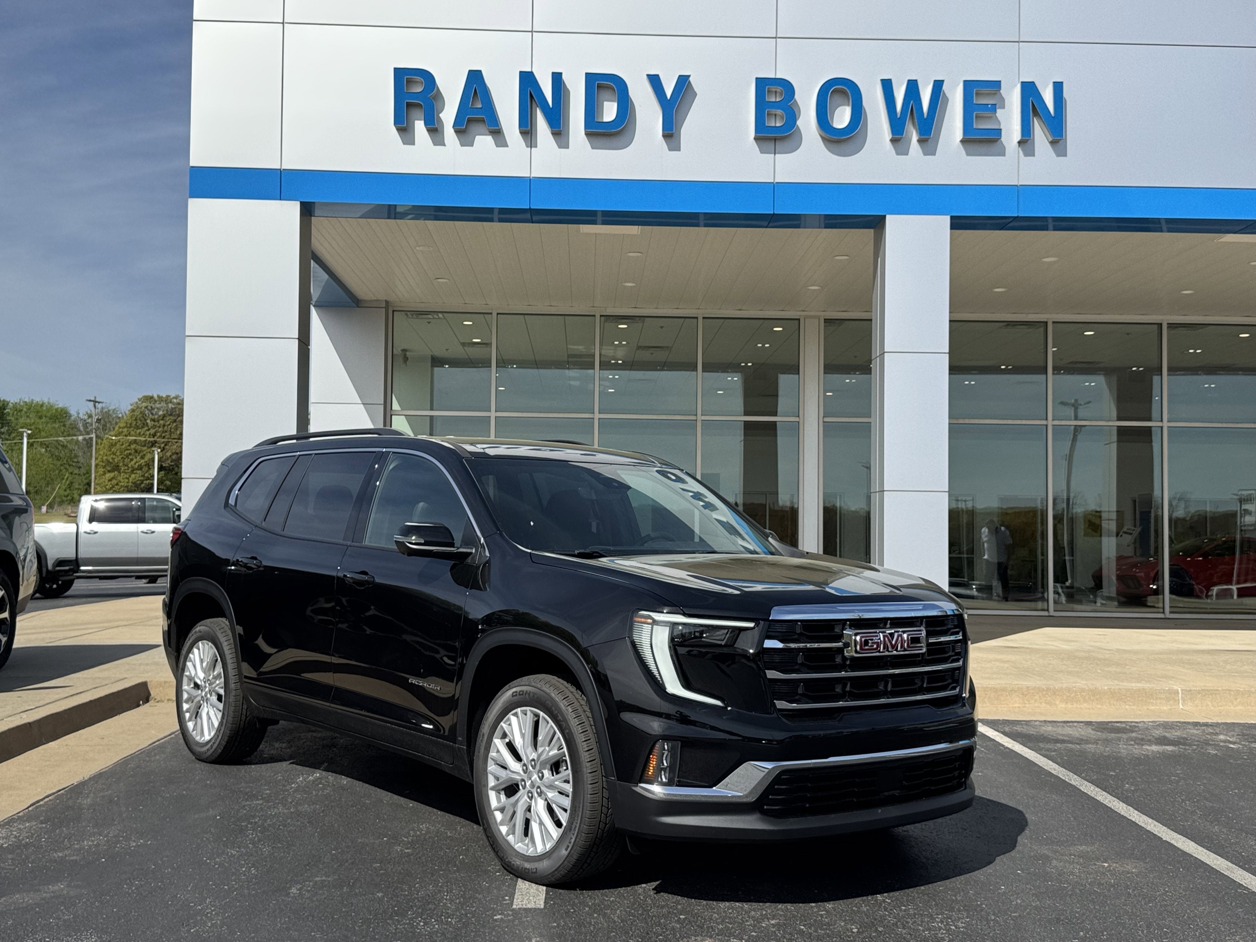 2026 GMC Acadia Elevation in Ebony Twilight Metallic — front three-quarter view