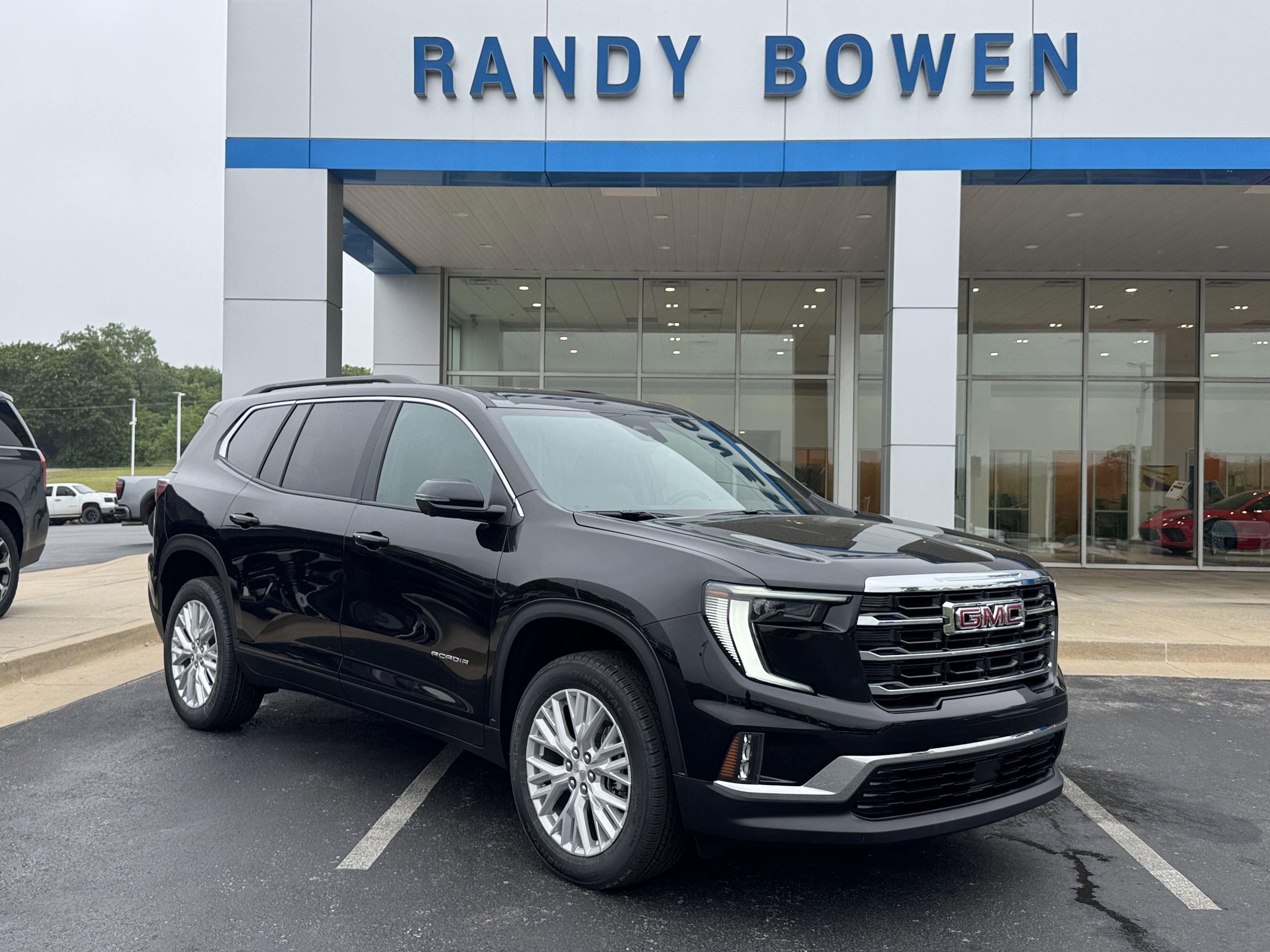 2026 GMC Acadia Elevation in Ebony Twilight Metallic — front three-quarter view
