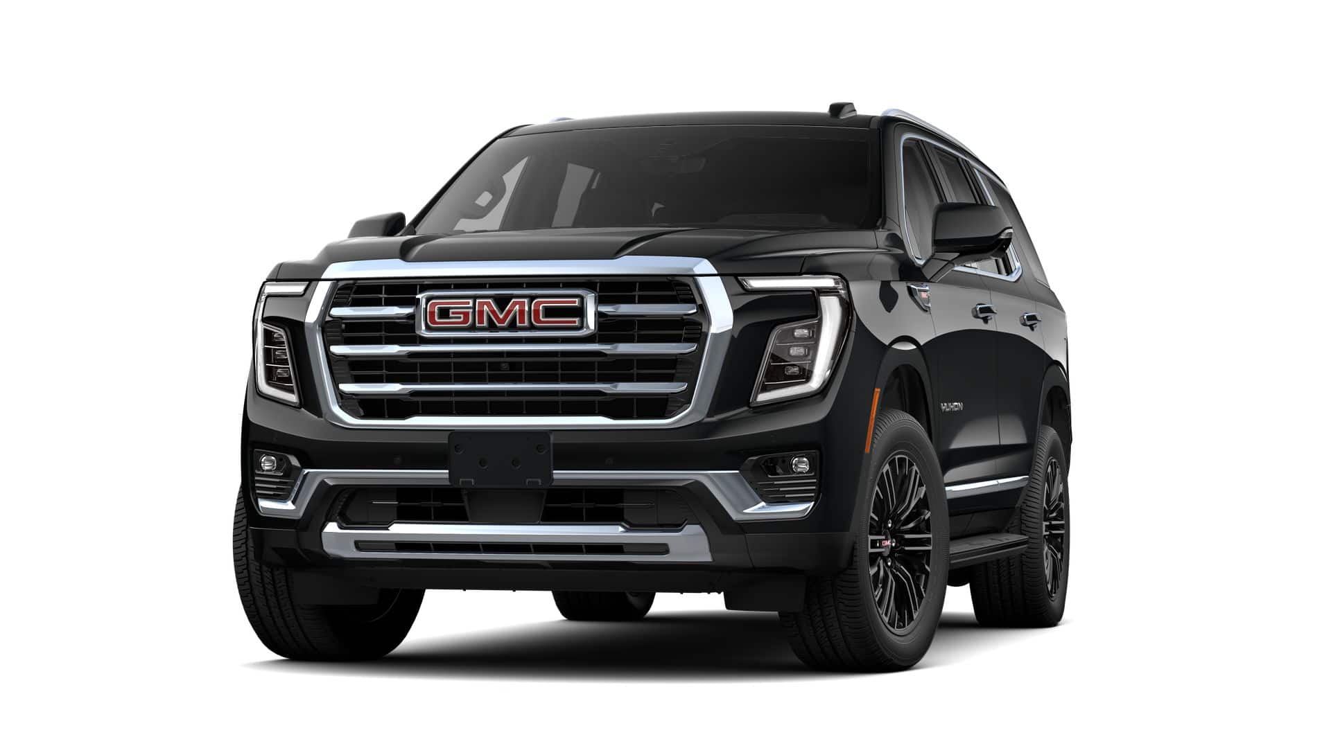 2026 GMC Yukon Elevation in Onyx Black — front three-quarter view
