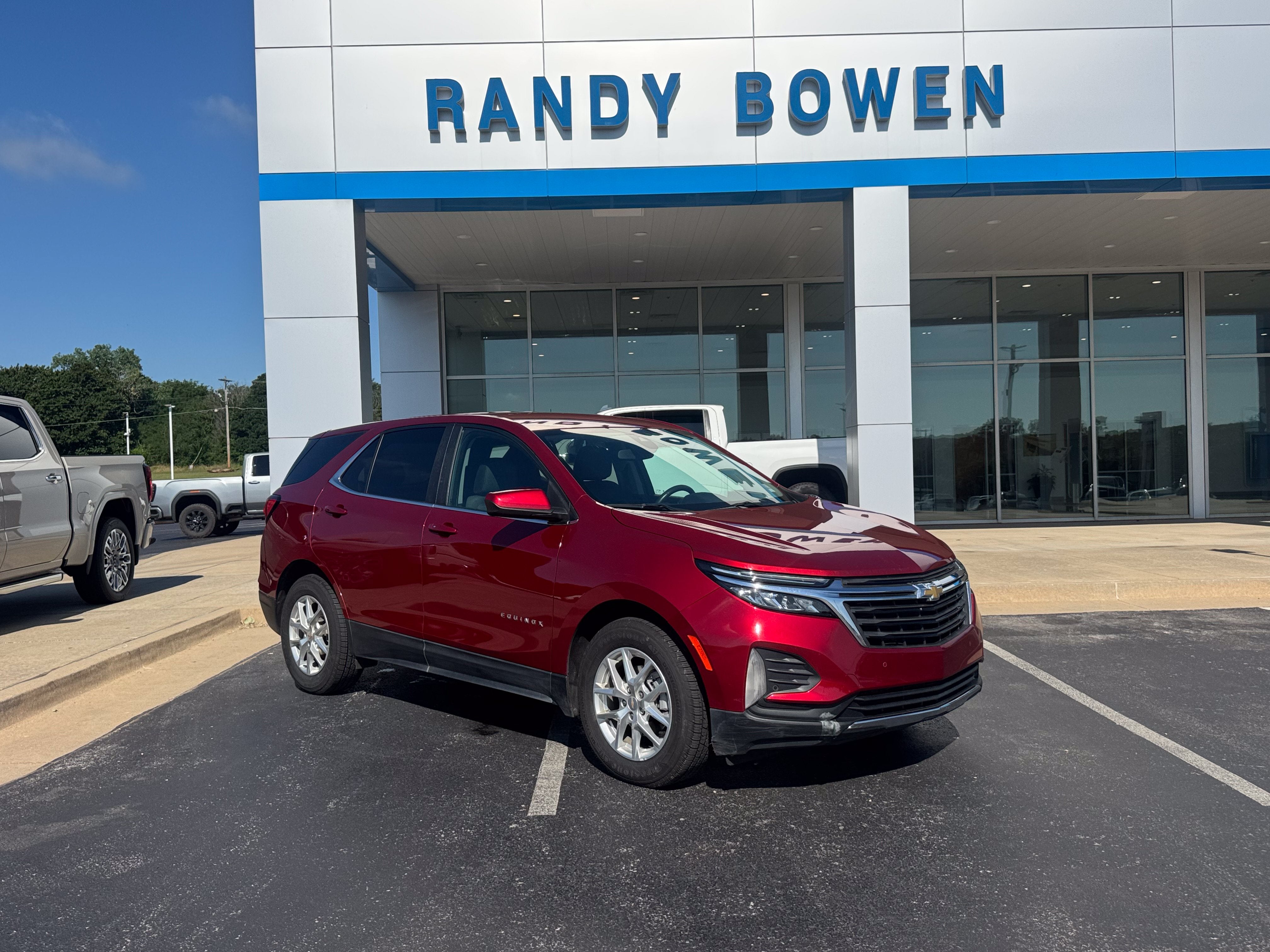 2022 Chevrolet Equinox LT in Cherry Red Tintcoat — front three-quarter view